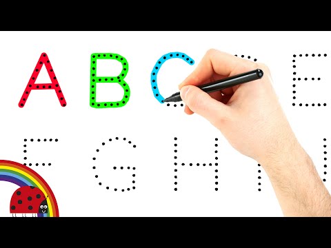 Alphabet song | Read and Write The Alphabet | A - O | Learn English | ABC | Glitter 😊📘📚
